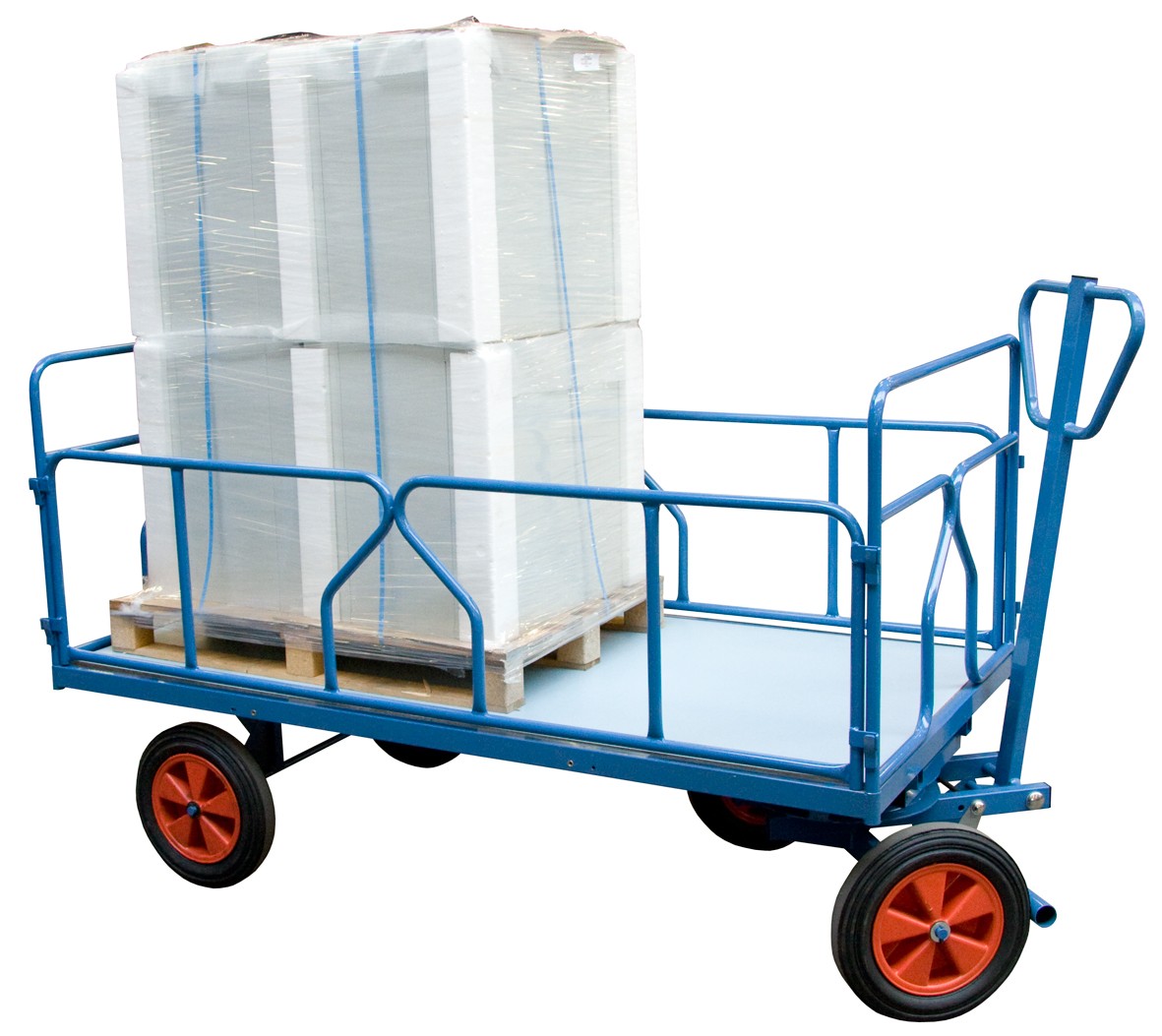 Chariot 1000 kg 2000 x 1000 mm pivotant dossier ridelle tube FIMM - 800007135