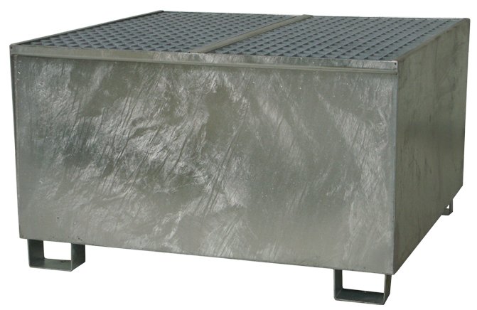 Bac 1 transicuve 4 fûts 1000 L acier galvanisé 1320x1220x760 FIMM - 845006635