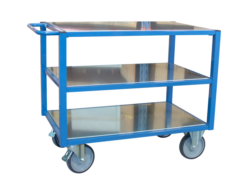 Servante 500 kg 3 plateaux tôle 1060x680 mm FIMM - 880010420