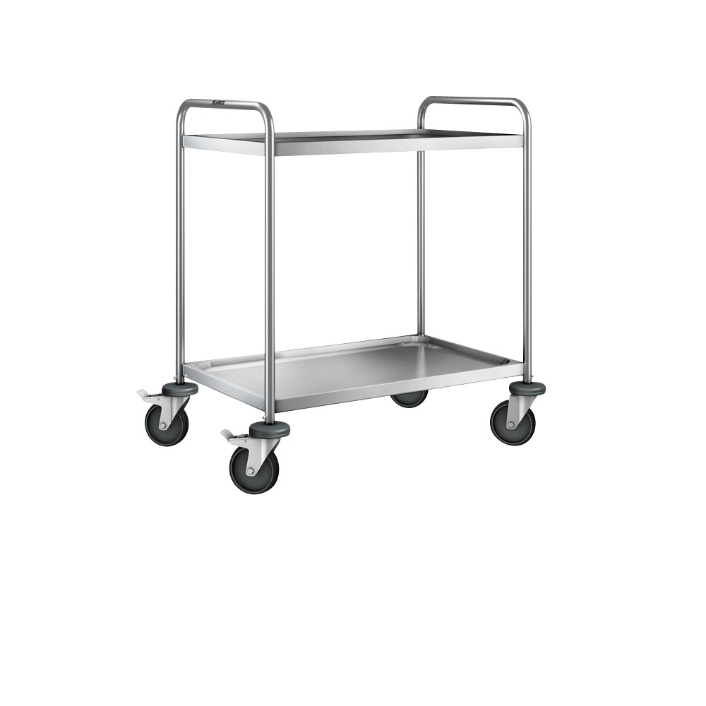Servante 120 kg inox 304 L 2 plateaux 800x500 mm FIMM - 885006054