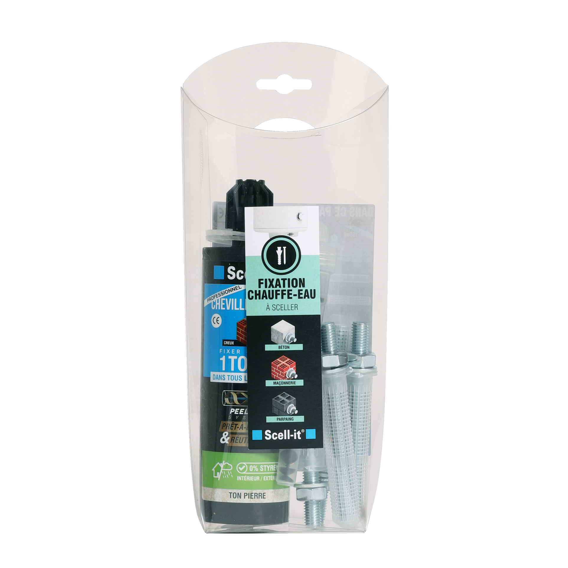 1 kit scellement chimique polyvalent - SCELL-IT - FS160