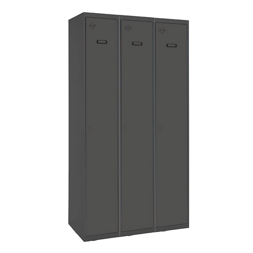 Vestiaire métallique monté 1800x900x500 - 1 niveau Anthracite - SIMON RACK - 8425437104572