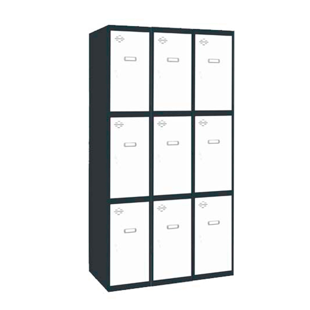 Vestiaire métallique 1800x900x500 - Bleu - SIMON RACK - 8425437134562