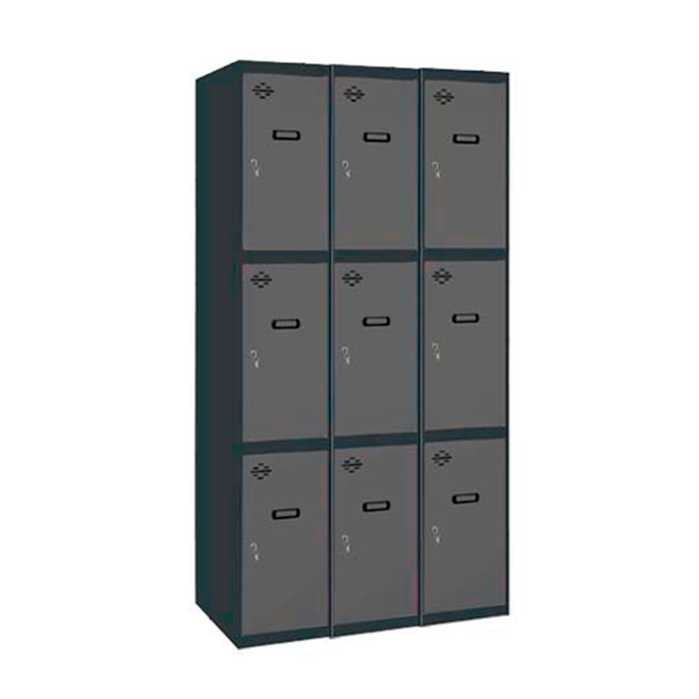 Vestiaire métallique monté 1800x1200x500 - Anthracite - SIMON RACK - 8425437104756