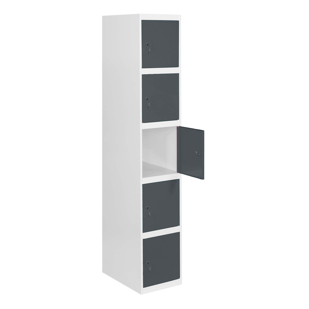 Vestiaire métallique 1800x300x500 - Bleu/Anthracite - SIMON RACK - 8425437108273