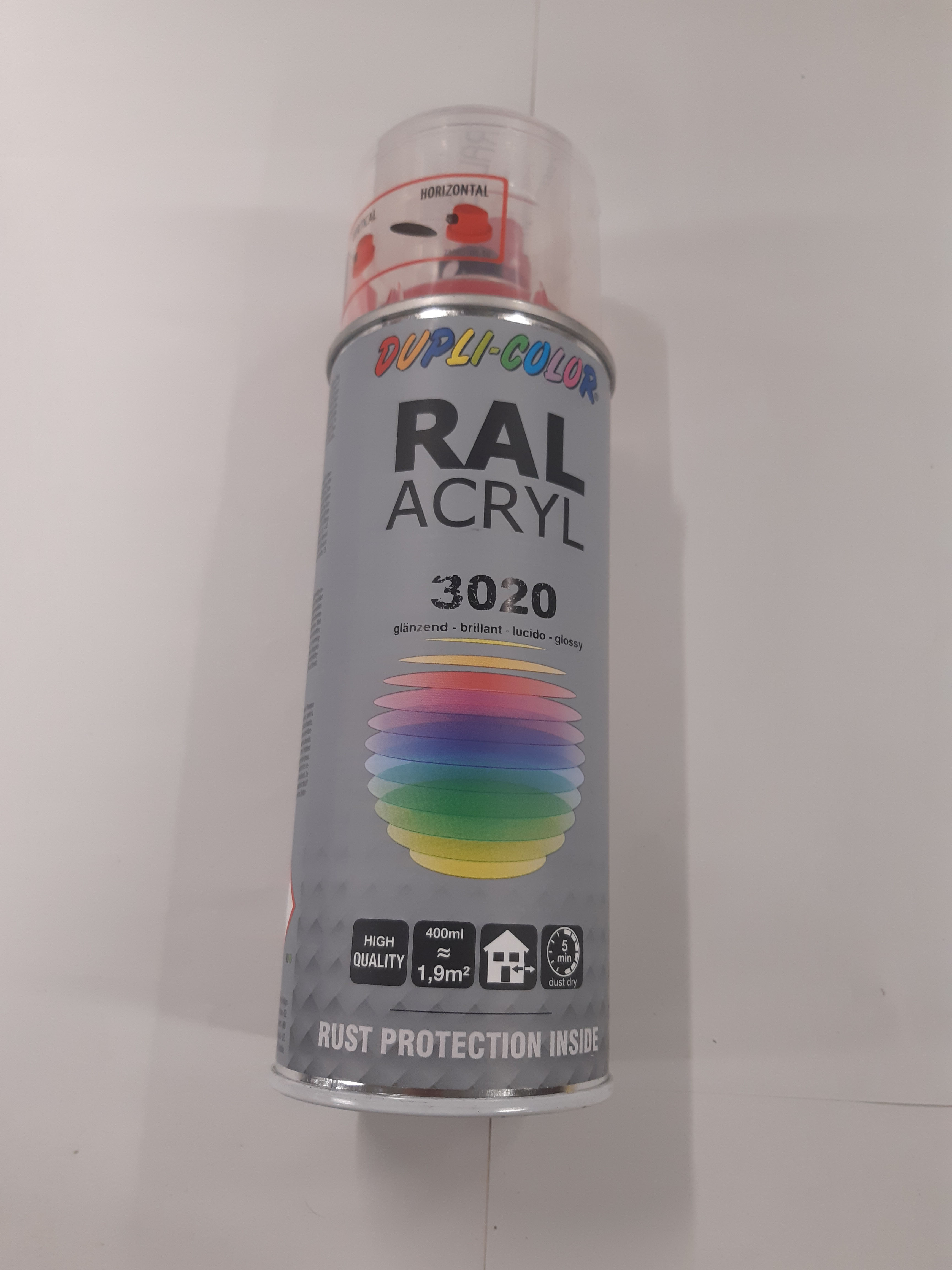 AEROSOL ACRYL BRILLANT RAL 3020 400ML - 61613020