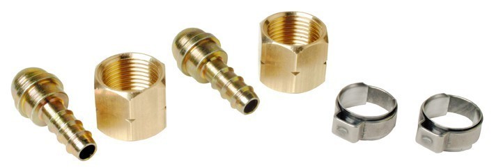 KIT DE 2 RACCORDS TÉTINE POUR TUYAU Ø 6.3 MM - EXPRESS - 963R