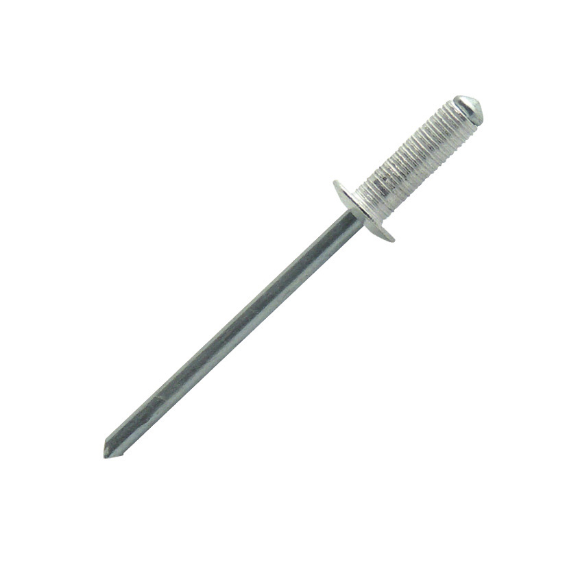 1000 rivets cannelés à aluminium/acier à tête plate à Ø4x12mm - SCELL-IT - GD4012-BC