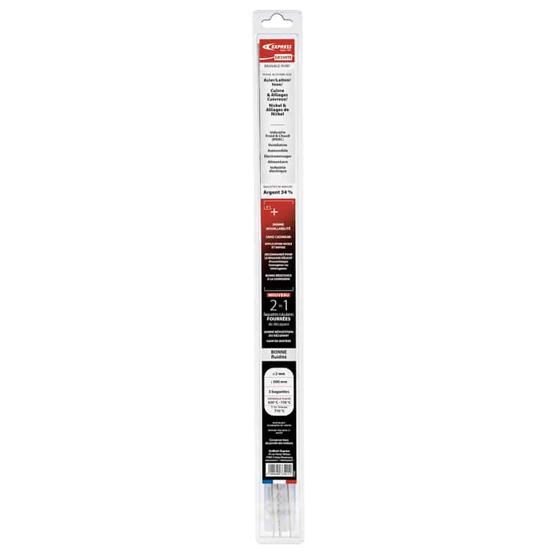 BAGUETTES DE BRASURE FOURRÉES 34% D’ARGENT - EXPRESS - GE334TE