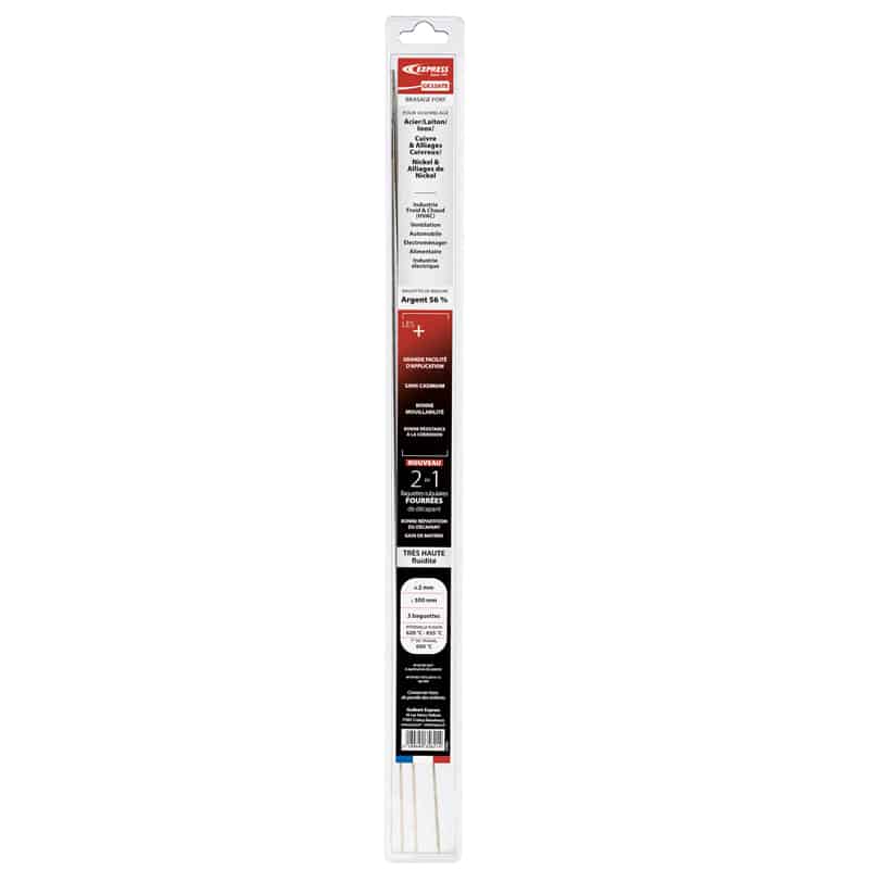 BAGUETTES DE BRASURE FOURRÉES 56% D’ARGENT - EXPRESS - GE356TE