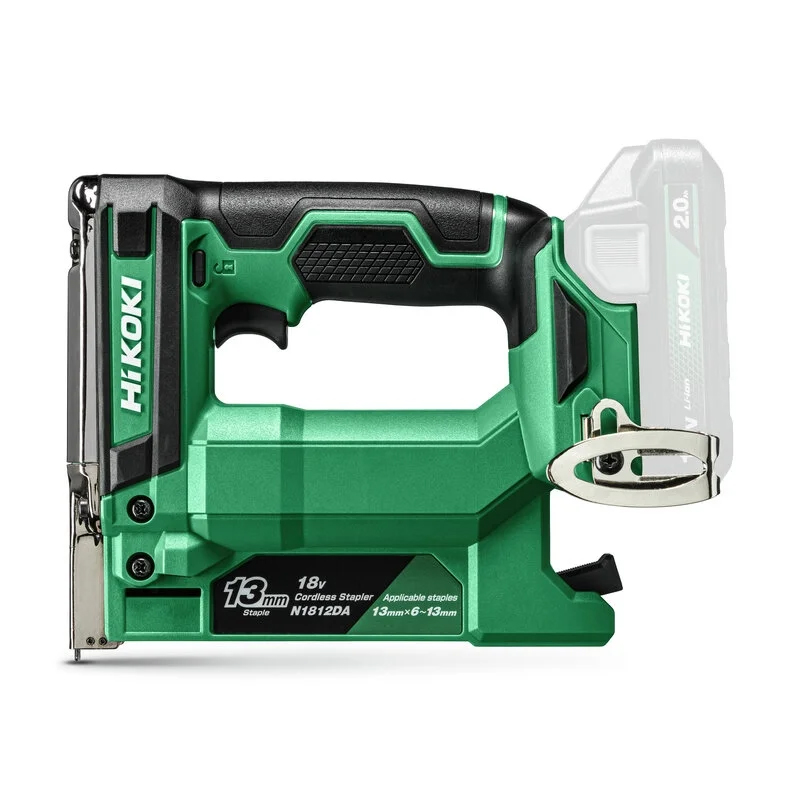 Agrafeuse finition 18V larg.12mm - L.6 à13mm - sans batterie ni chargeur - HIKOKI - N1812DAW4Z