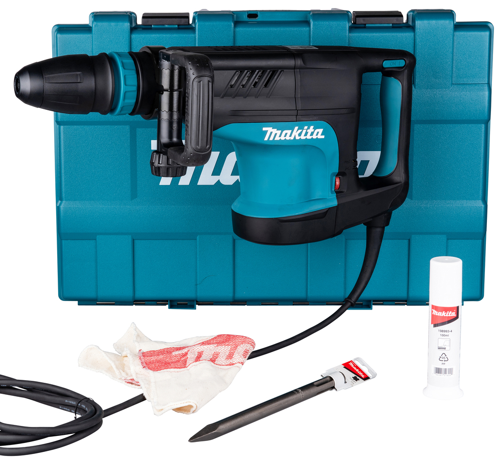 Burineur MAKITA SDS-Max 1510 W avec accessoires HM1203C