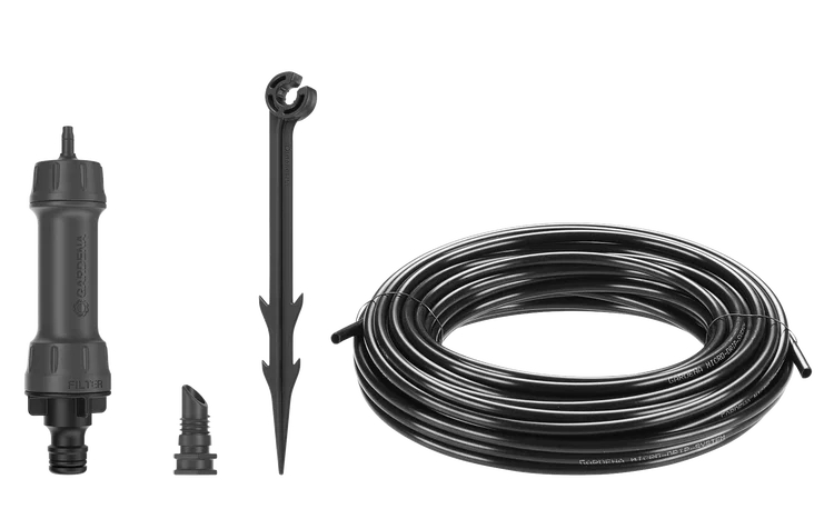 Kit d'arrosage goutte-à-goutte pour rangées de plantes 15 m - GARDENA - 13010-90