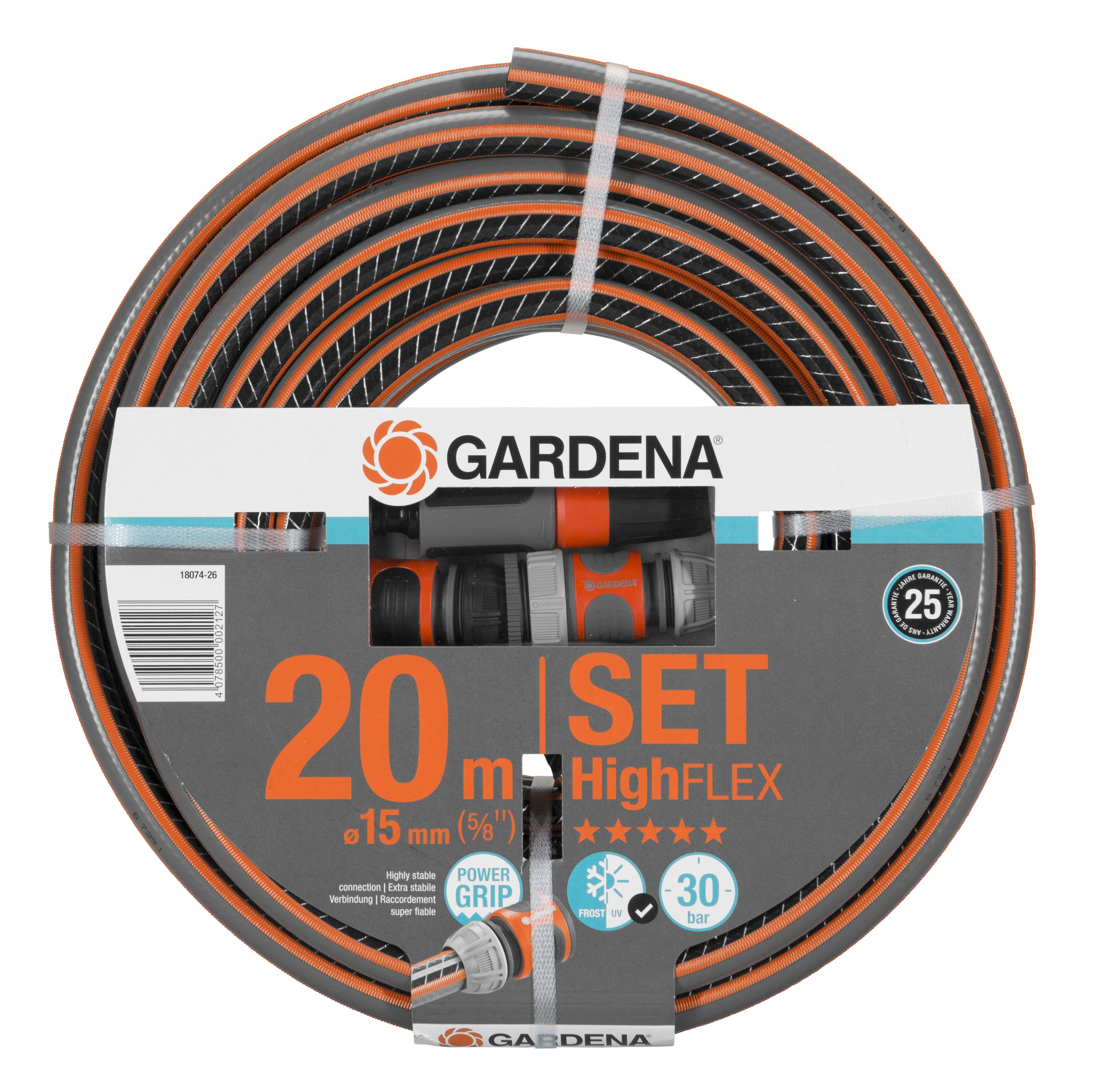 Batterie de tuyau HighFlex diam 15 mm GARDENA - 18074-26