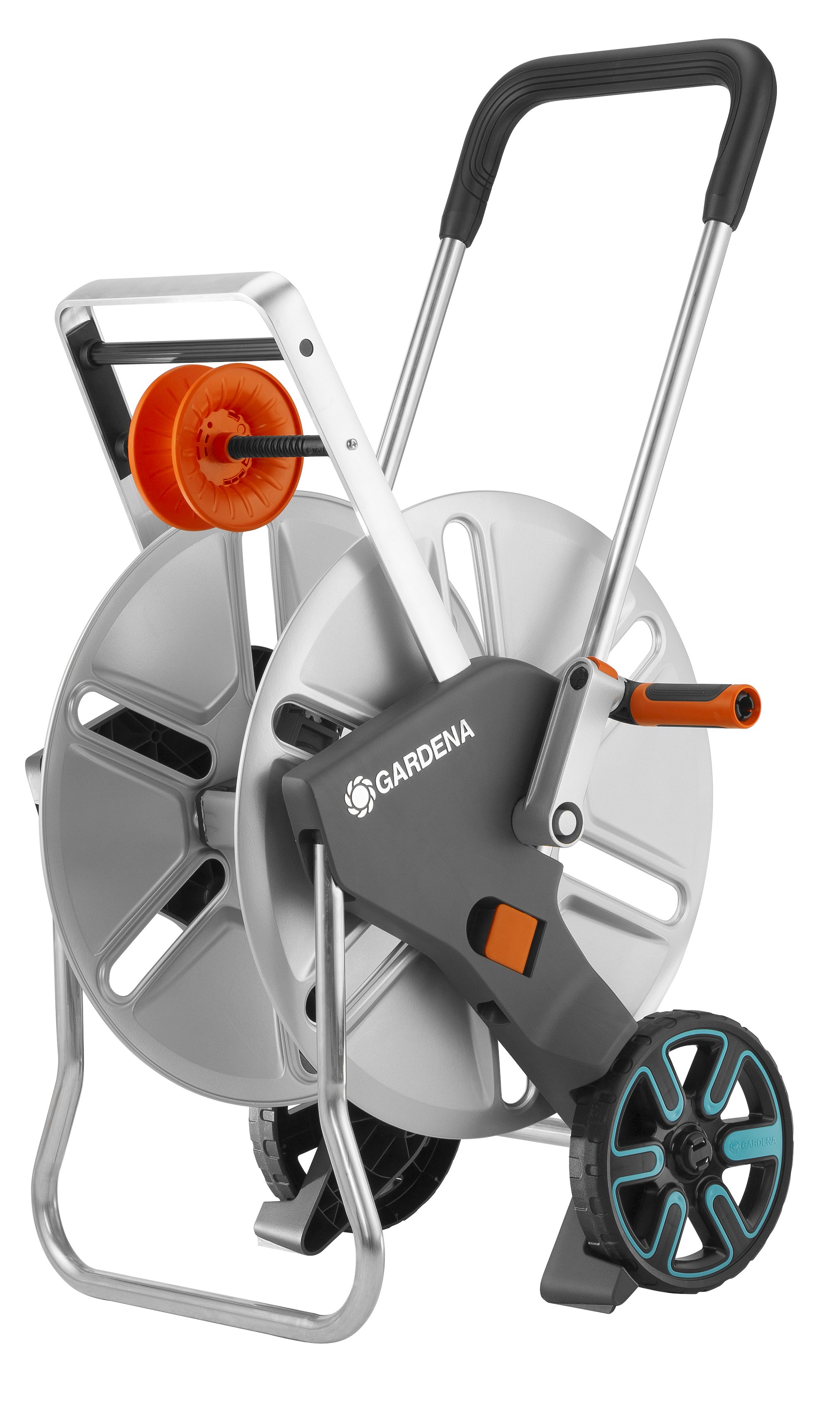 Dévidoir sur roues GARDENA CleverRoll L Easy Metal, sans tuyau - 18550-20