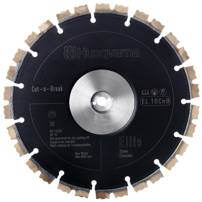 DISQUES DIAMANTES HUSQVARNA POUR CUT-N-BREAK EL 10 CNB (JEU DE 2 DISQUES)- 597807901