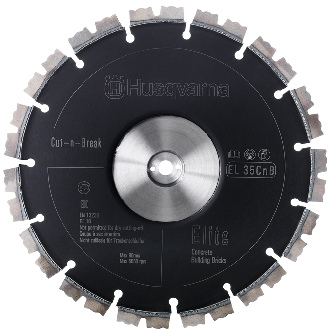 DISQUES DIAMANTES HUSQVARNA POUR CUT-N-BREAK EL 35 CNB (JEU DE 2 DISQUES)- 597808001