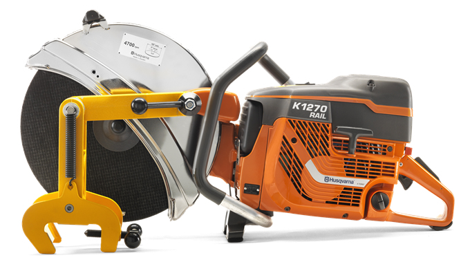 DECOUPEUSE HUSQVARNA K 1270 RAIL AVEC BRAS ARTICULE RA 10S 400 MM AL 25.4 MM- 967071301