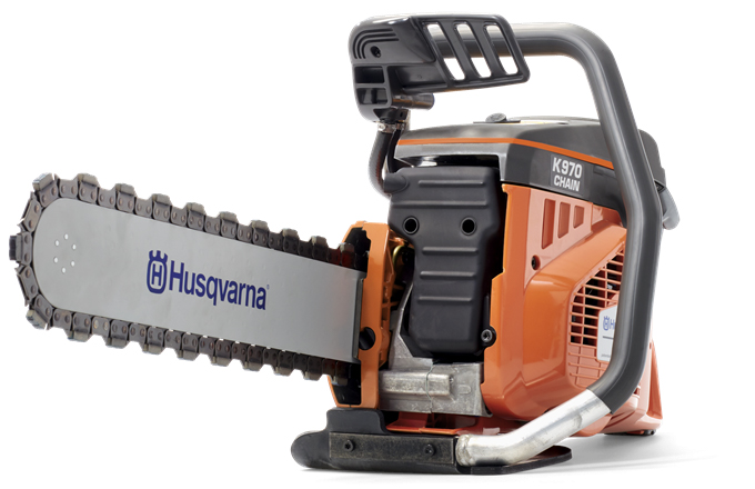 DECOUPEUSE THERMIQUE HUSQVARNA A CHAINE DIAMANTEE K 970 VENDU SANS CHAINE 967660501