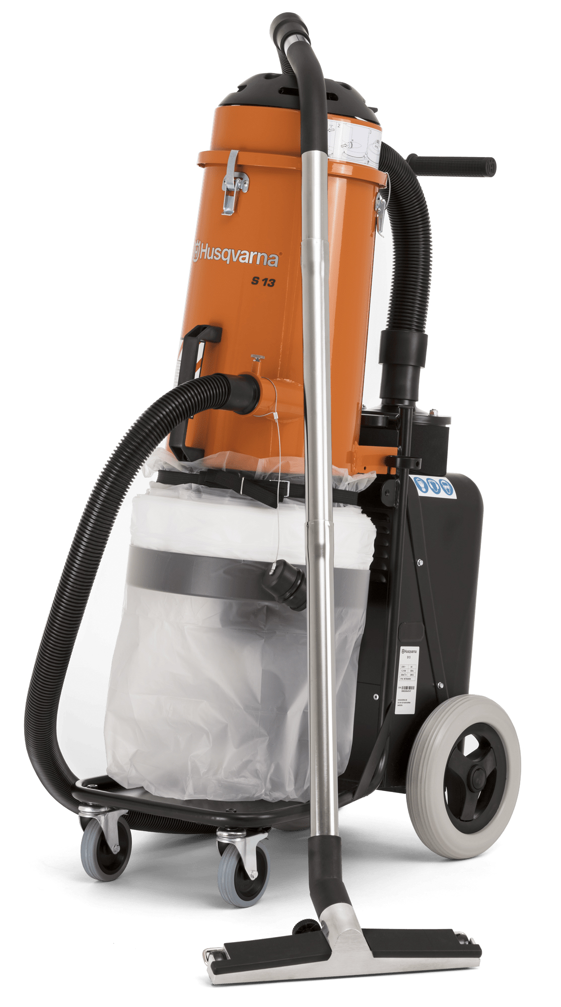 Aspirateur S 13 POUSSIERES 230V MONOPHASE 1.2 KW classe H HUSQVARNA - 967664004
