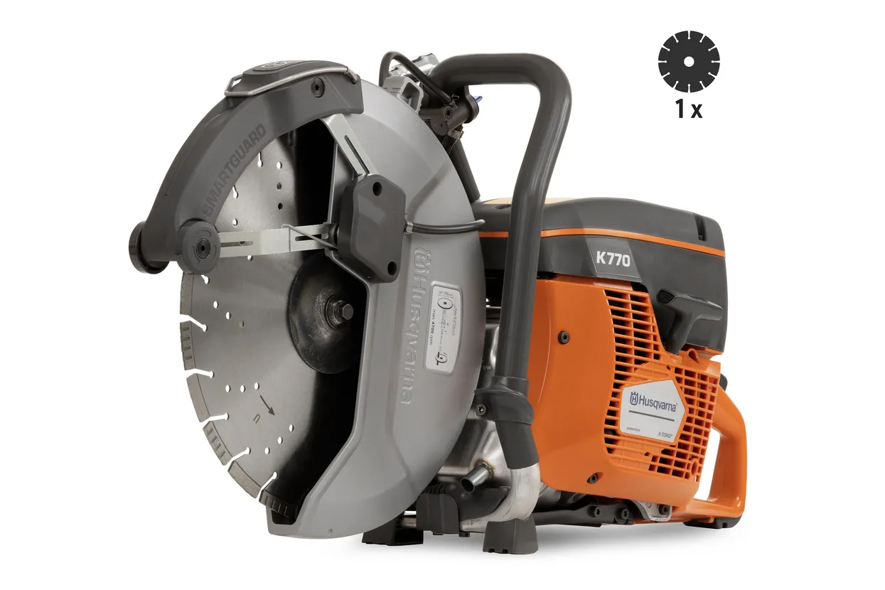  Découpeuse thermique HUSQVARNA K770 Ø300 mm Smartguard vendu avec disque 970494801