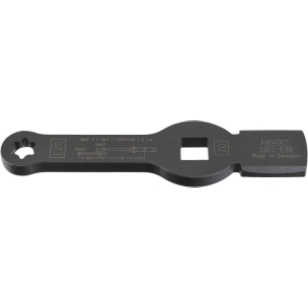 CLE A FRAPPER TORX E20 - HAZET - HZ201242