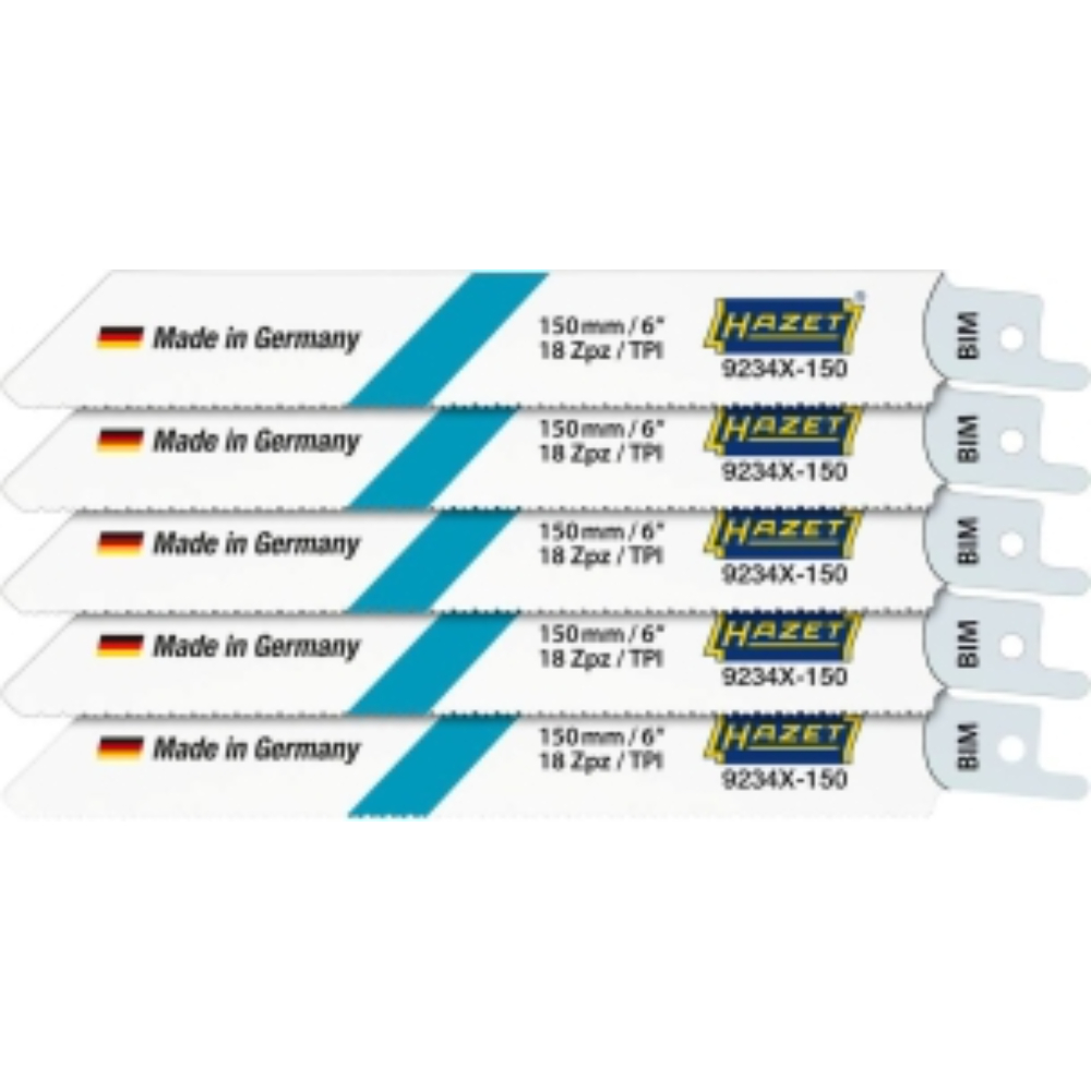JEU DE LAME DE SCIE 130MM - LOT DE 5PC - HAZET - HZ239597