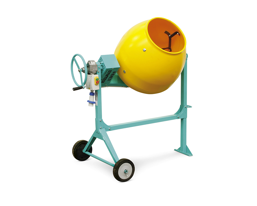 Bétonnière IMER électrique S140 cuve plastique 138L - 01015601