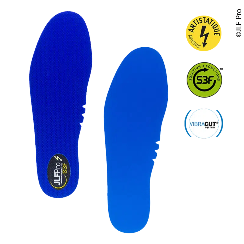 Semelle Amorti Choc bleue - JLF PRO - 0018AG