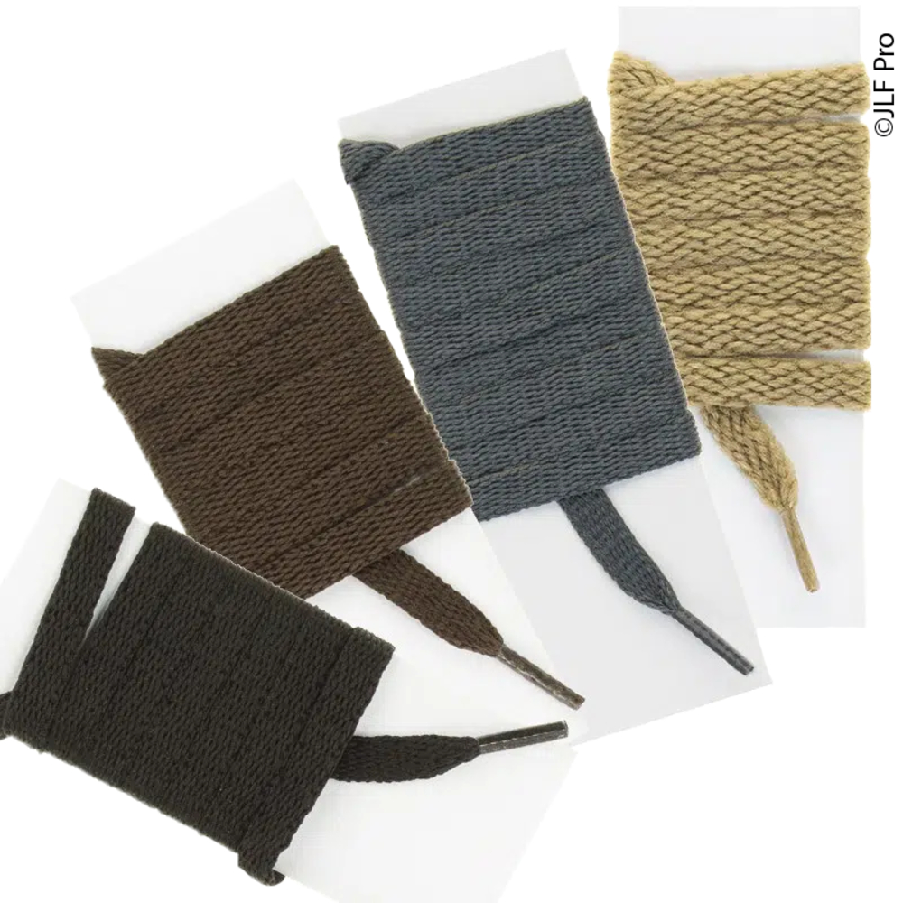 Lacets Plats 0,75 M Noir - JLF PRO - 0414VRNOIR