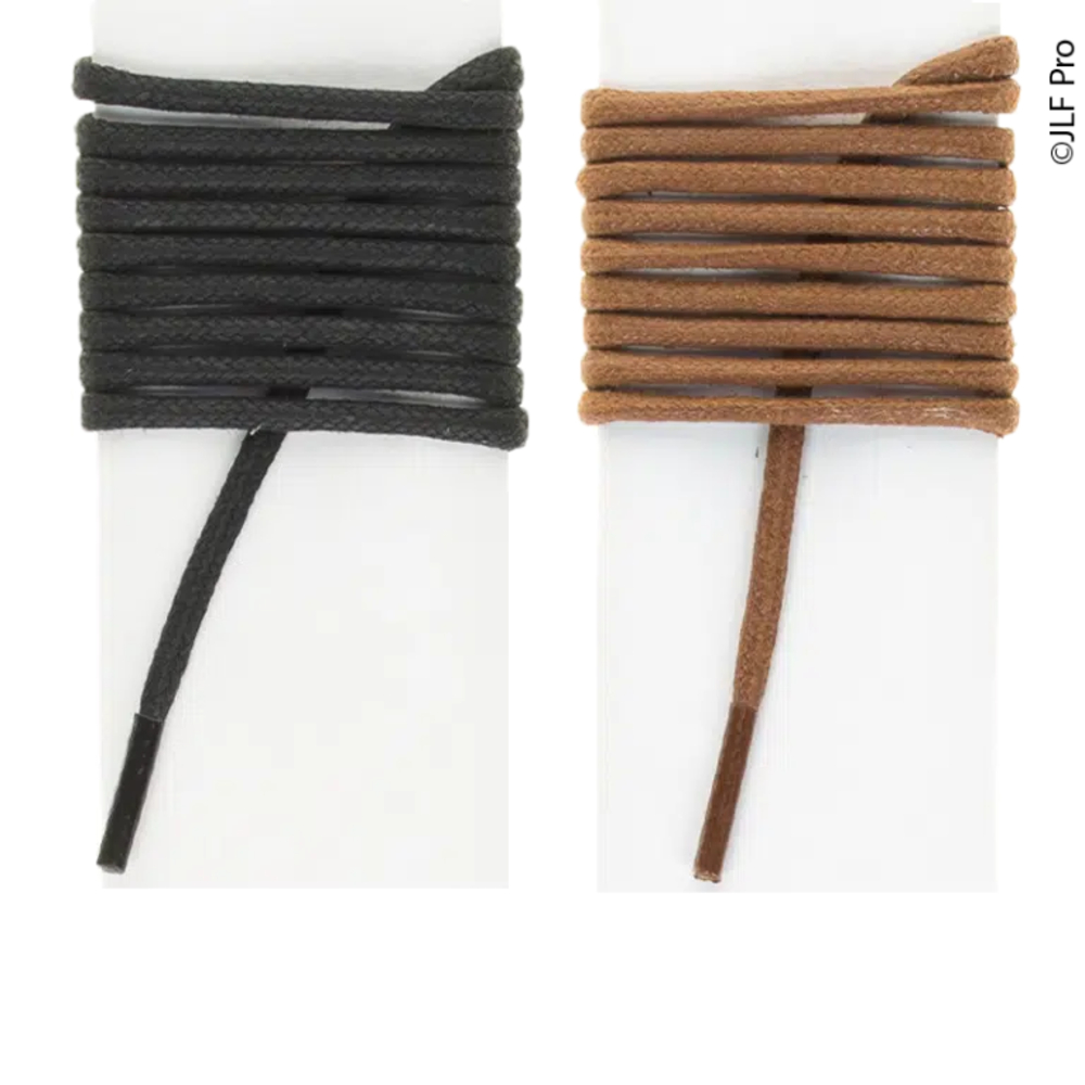 Lacets Coton Rond 0,75 M Noir - JLF PRO - 0426VSNOIR