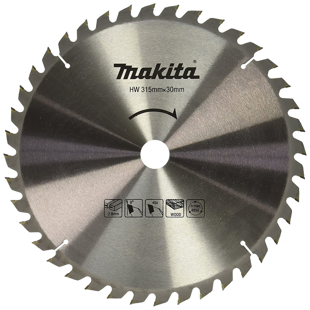LAME BOIS Ø 315 x 30 x 40 DENTS MAKITA - JM27170005
