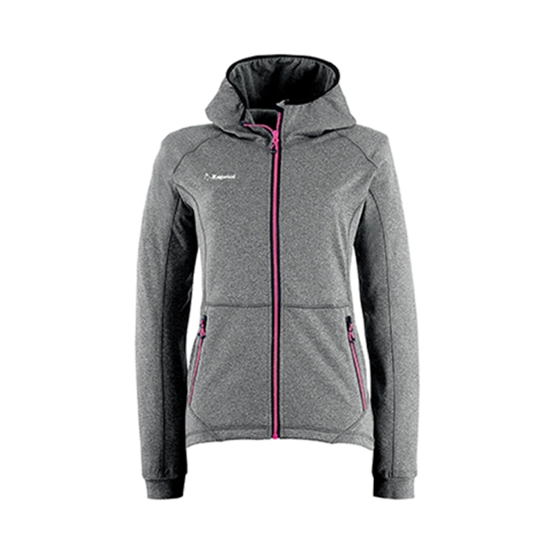 PULL CLOUD FEMME GRIS MELANGE - KAPRIOL