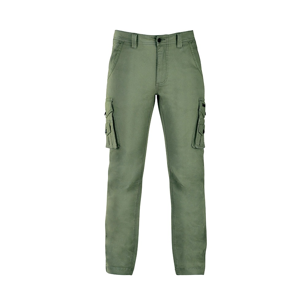 PANTALON CARGO VERT - KAPRIOL