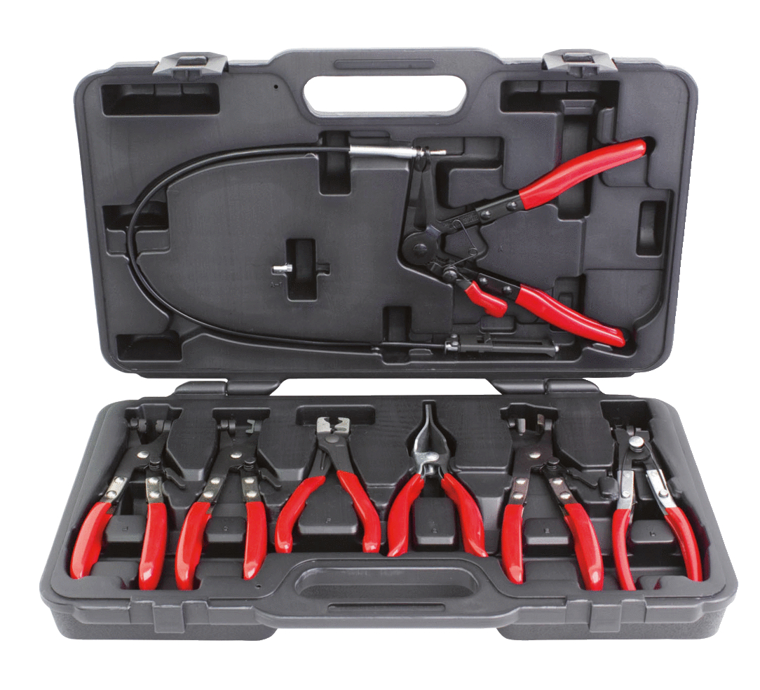 Coffret de pinces spéciales et collier clip KS TOOLS - 115.1055