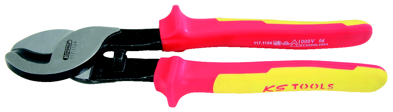 Coupe-câbles électrique isolé, 10'' - L.250 mm KS TOOLS - 117.1124