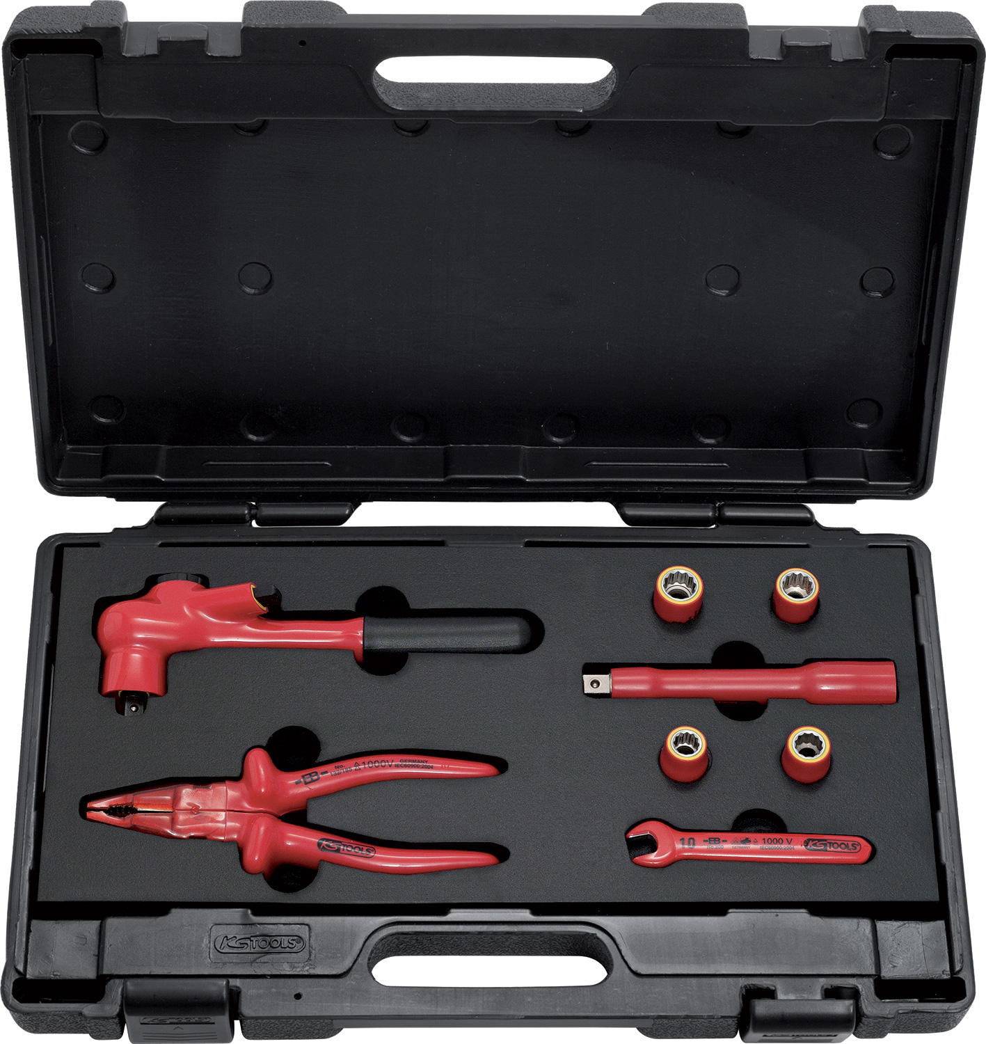 Coffret d'outils isolés pour véhicules électriques PSA - 8 pcs KS TOOLS - 117.1825