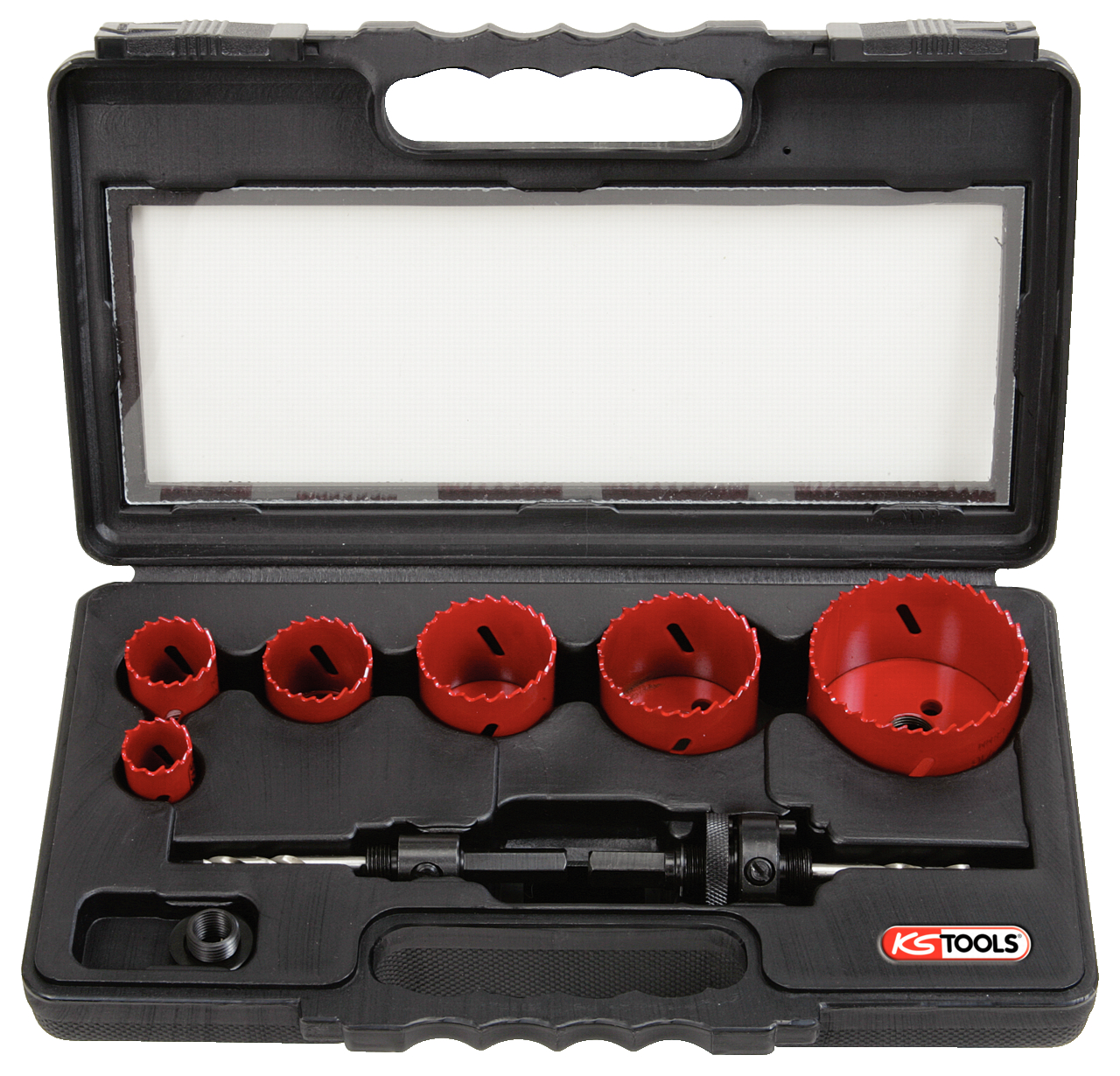 Coffret de 6 scies cloches, Diam.22 à 68 mm KS TOOLS - 129.5550