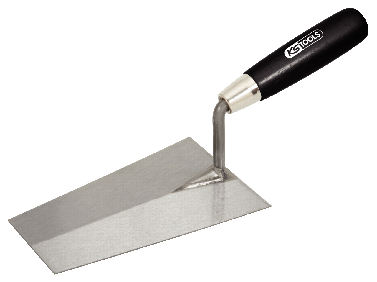 Truelle italienne carrée - lame acier - manche bois - 180 mm KS TOOLS - 144.0122