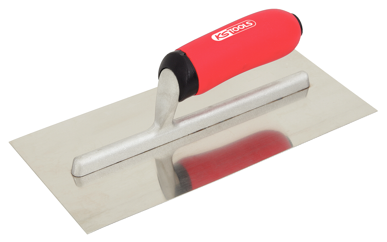 Platoir droit - lame inox - manche bi-composant - dim. 130x280 mm KS TOOLS - 144.0458