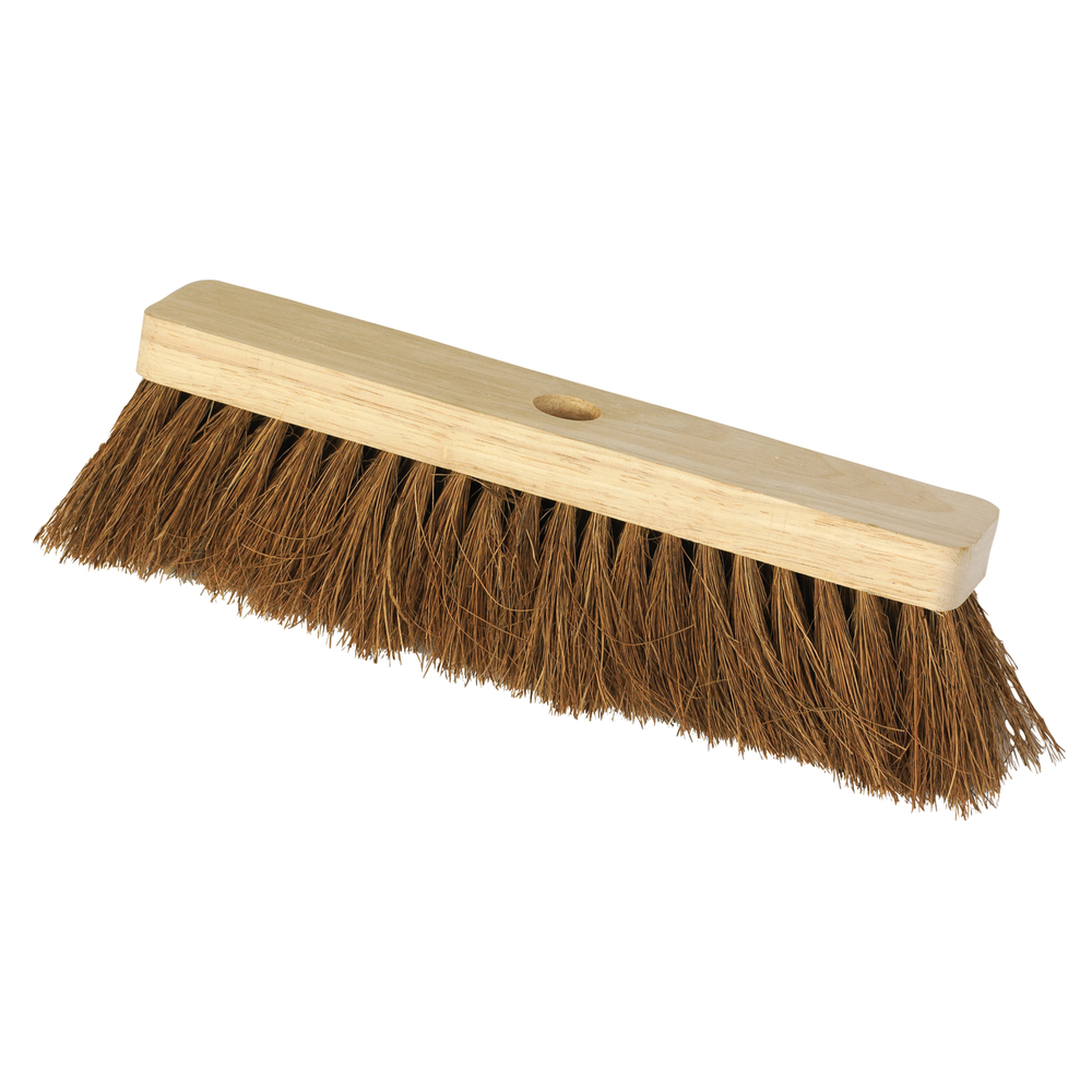Balais droit en fibre coco - Emmanché bois - 290 mm KS TOOLS - 146.2081
