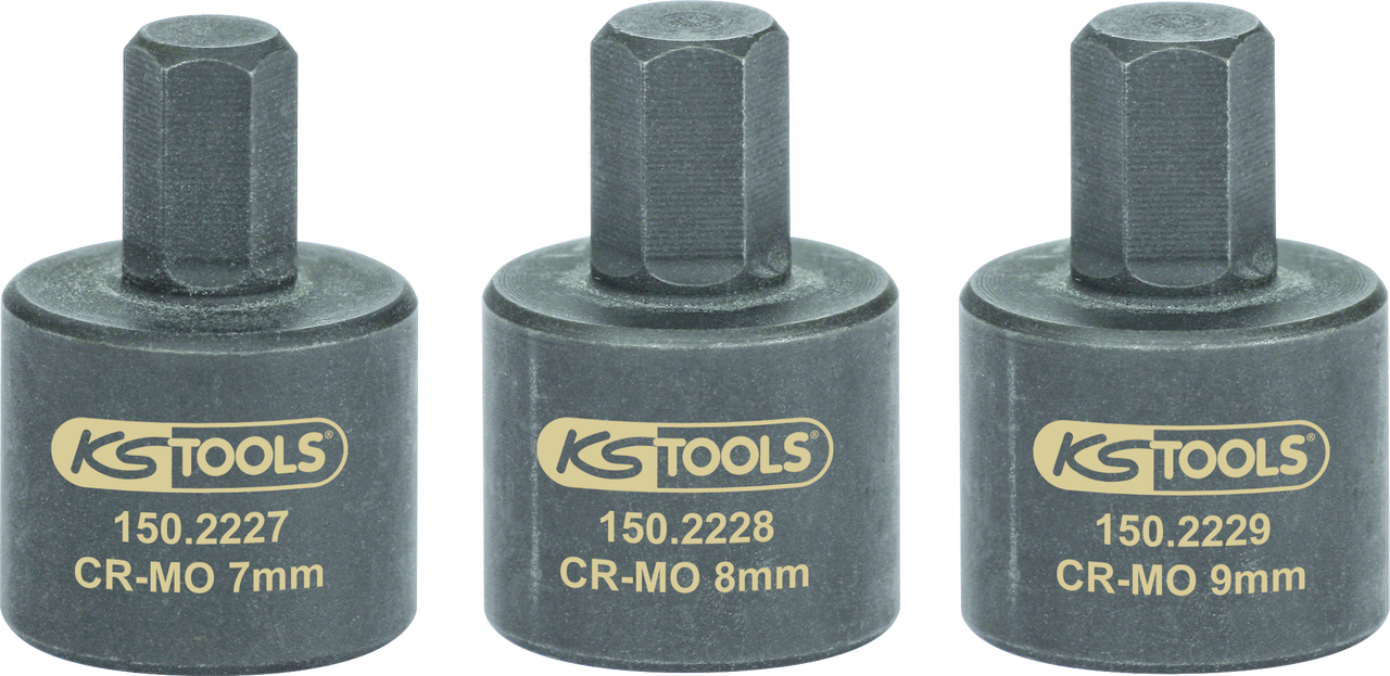 Jeu de douilles à chocs pour étrier de frein KS TOOLS - 150.2225
