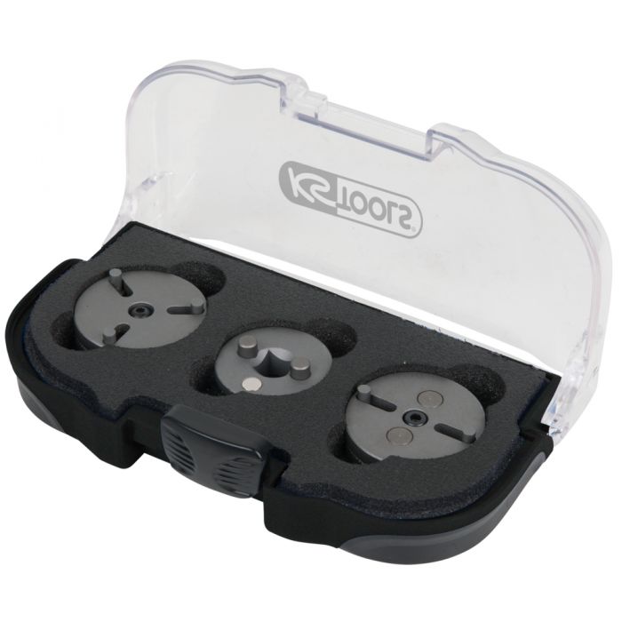 Jeu d'adaptateurs d'outils universel pour repousser les pistons de freins, 3 pcs. KSTOOLS - 1502295