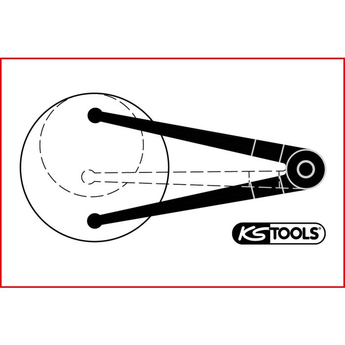 Clé à ergots, Ø 14-100 mm KSTOOLS - 1502407