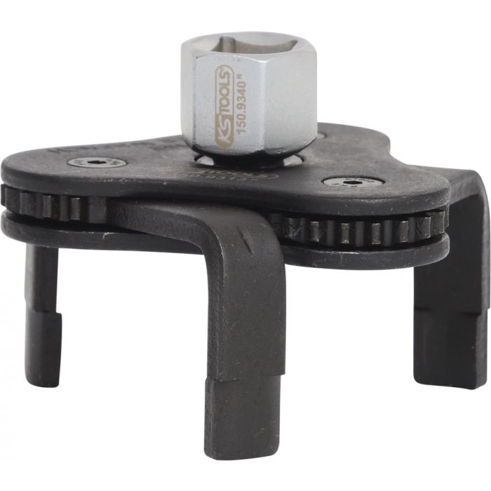 Clé araignée pour filtre à huile 3/8'' + 1/2'', diamètre 62-102 mm KSTOOLS - 1509313