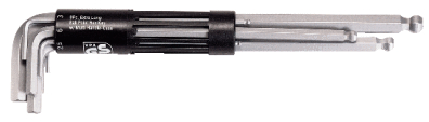 Jeu de 8 clés mâles 6 pans à tête sphérique extra-longues, 2 à 10 mm KS TOOLS - 151.2180