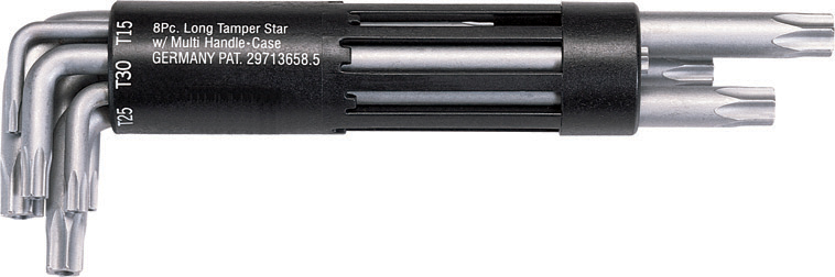 Jeu de 8 clés mâles TORX® percé longue, T10 à T50 KS TOOLS - 151.2200