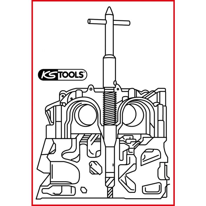 Outil de nettoyage de siège d'injecteur pour Mercedes, Smart, Chrysler, Toyota, Lexus KSTOOLS - 1521388