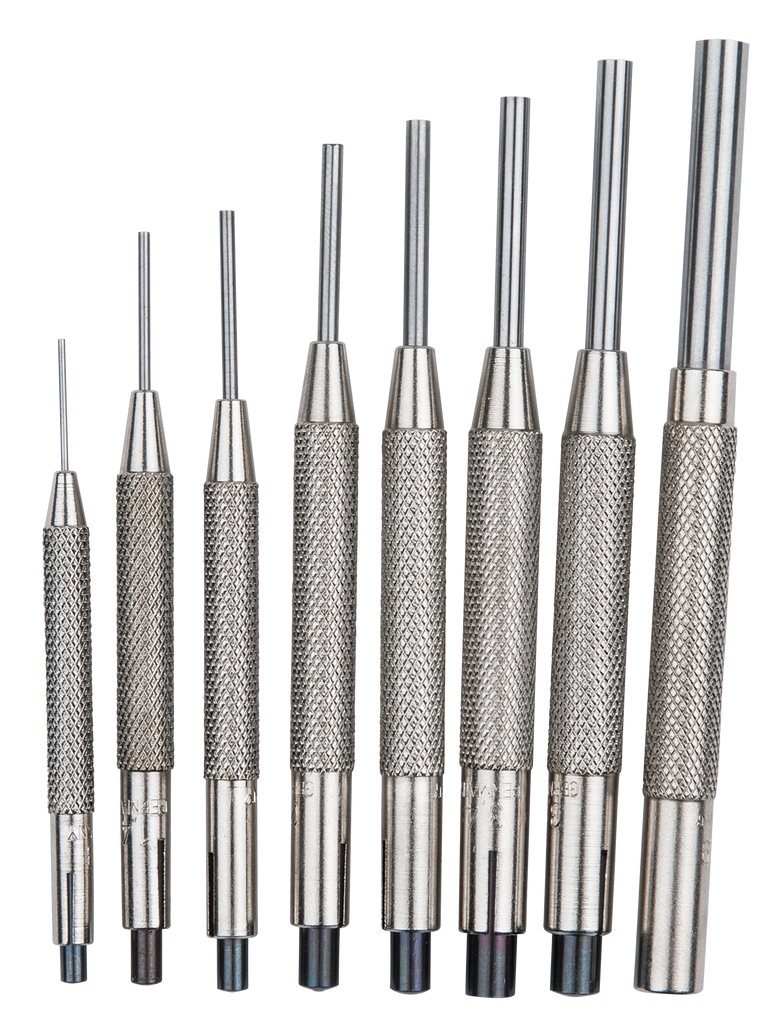Jeu de chasse-goupilles avec douilles de guidage - 8 pièces KS TOOLS - 162.2310