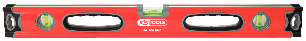 Niveau aluminium à double semelle, L.600 mm KS TOOLS - 204.7060
